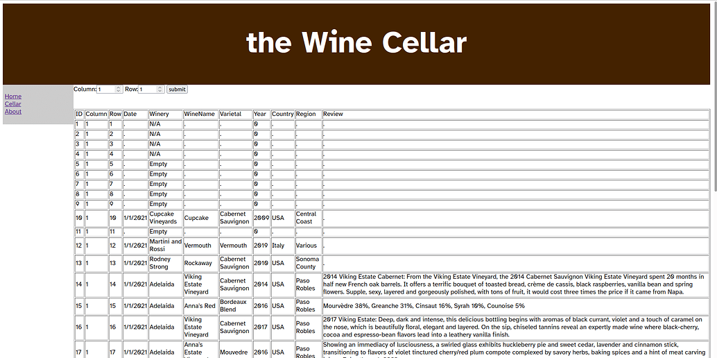 Wine database integration into Lovelace Configuration Home