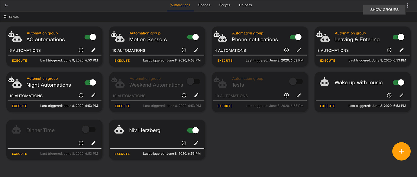 Grouping Automations on frontend for organization - Feature Requests ...