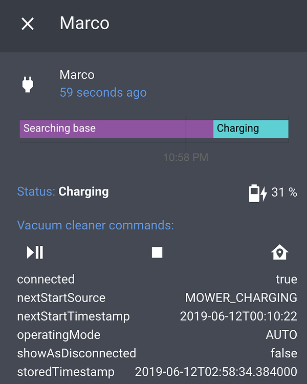 Husqvarna Automower monitoring Share your Projects! Home Assistant