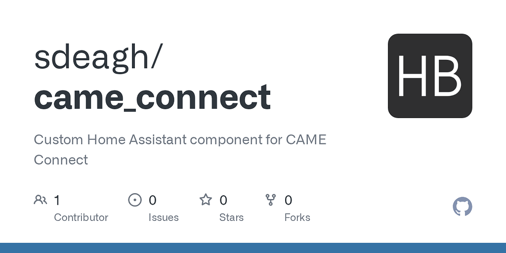 CAME Connect - New Custom Integration - Custom Integrations - Home ...