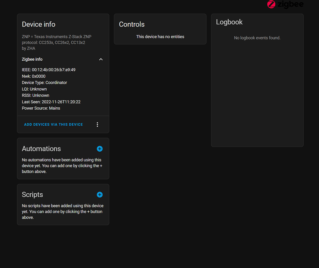 Ikea Motion sensor, no history Configuration Home Assistant Community