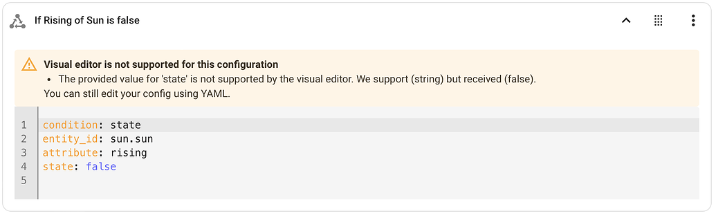 Automation - sun rising attribute as condition - Configuration - Home ...
