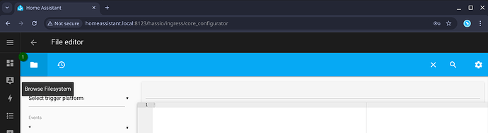 Filesystem browser