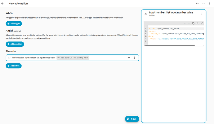 then switch to YAML and replace the value with a template