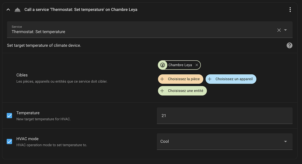 How to set a variable as target temperature for HAVC automation ...