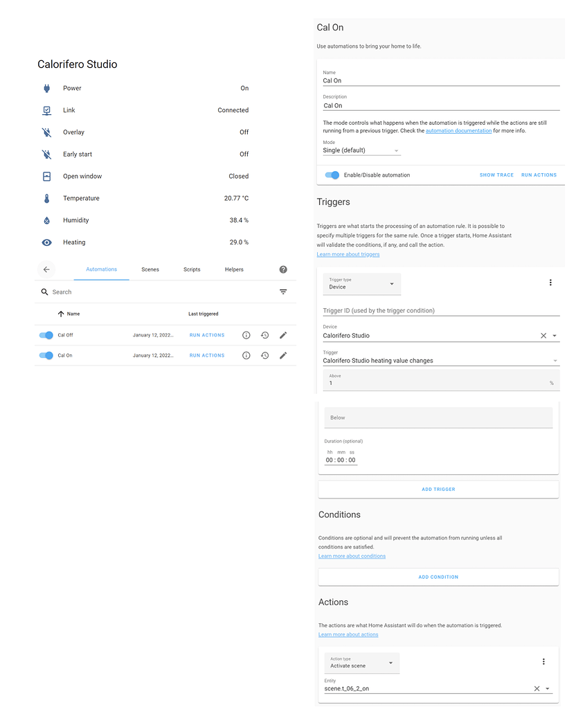 Automation not working not invoking action even if variable is ok