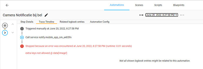 Trace Notification Bel