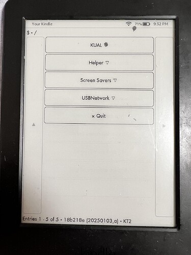 KUAL launcher