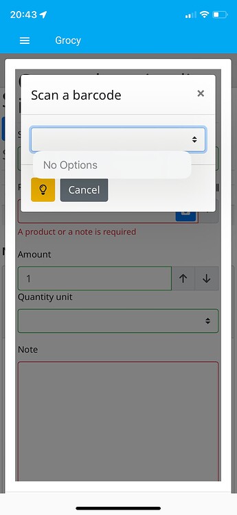 Grocy Barcode - Configuration - Home Assistant Community