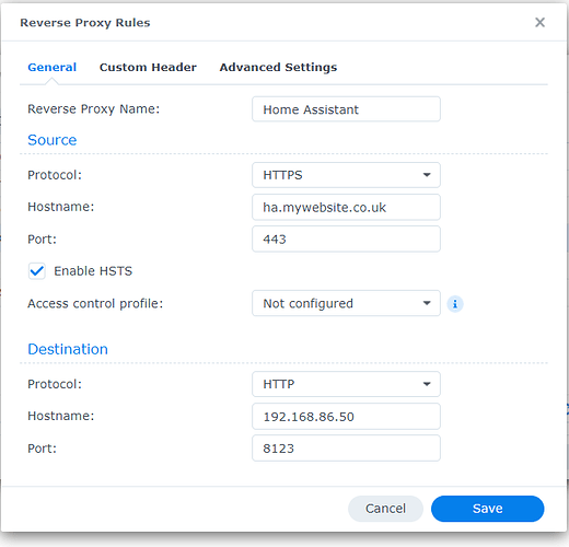Unable to view (basic) cameras via reverse proxy - Configuration - Home ...
