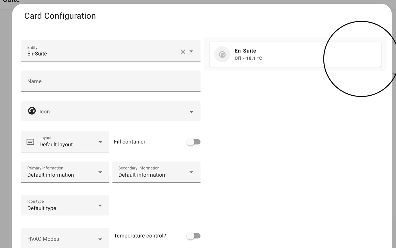 Thermostat Card help Configuration Home Assistant Community