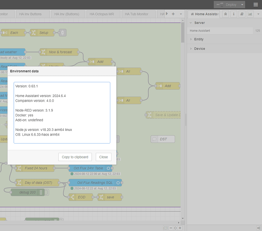 Node-red add-on is not pre-configured and does not see entities - Node ...