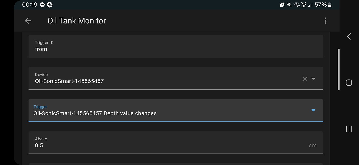 Automation not triggering on sensor depth change - Configuration - Home ...