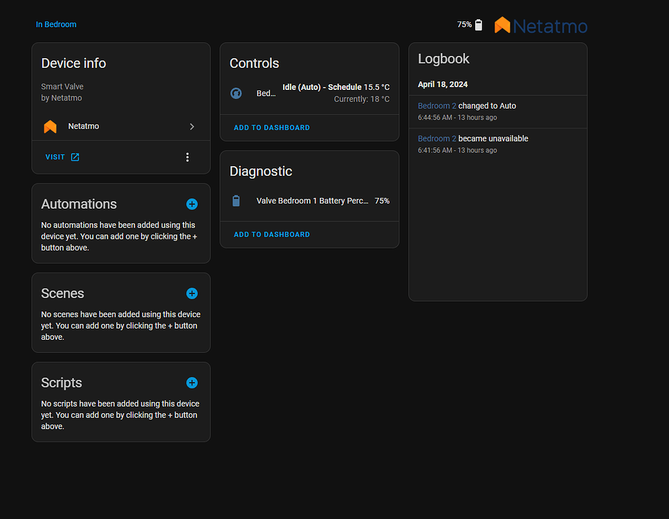 Netatmo Temperature from Thermostat Configuration Home Assistant