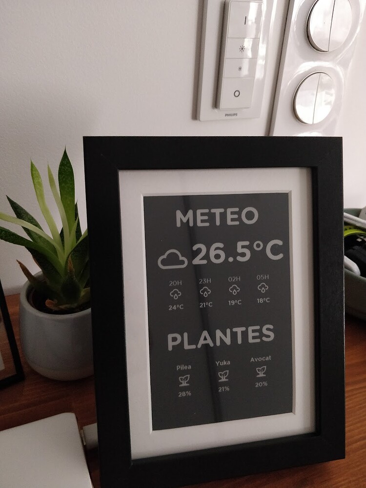 Use ESPHome with eink Displays to blend in with your home decor! Share your Projects! Home