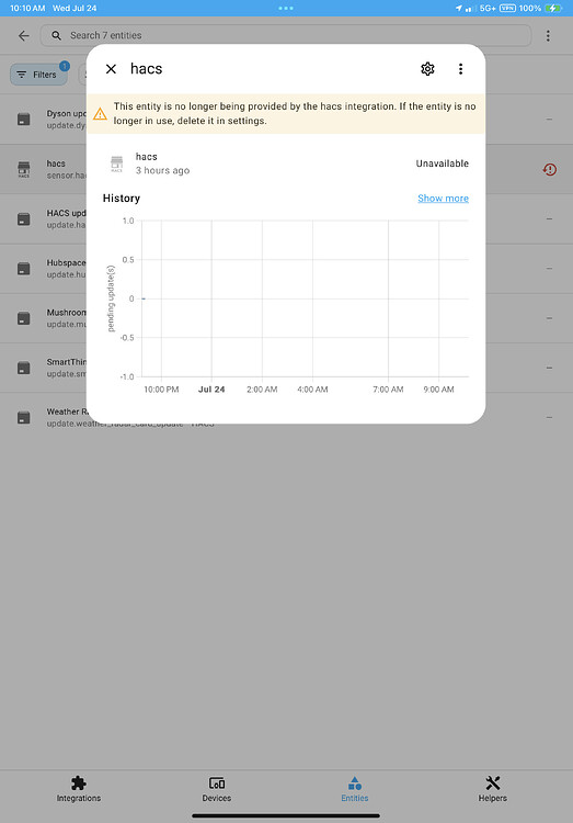 HACS sensor.hacs error - Third party integrations - Home Assistant ...