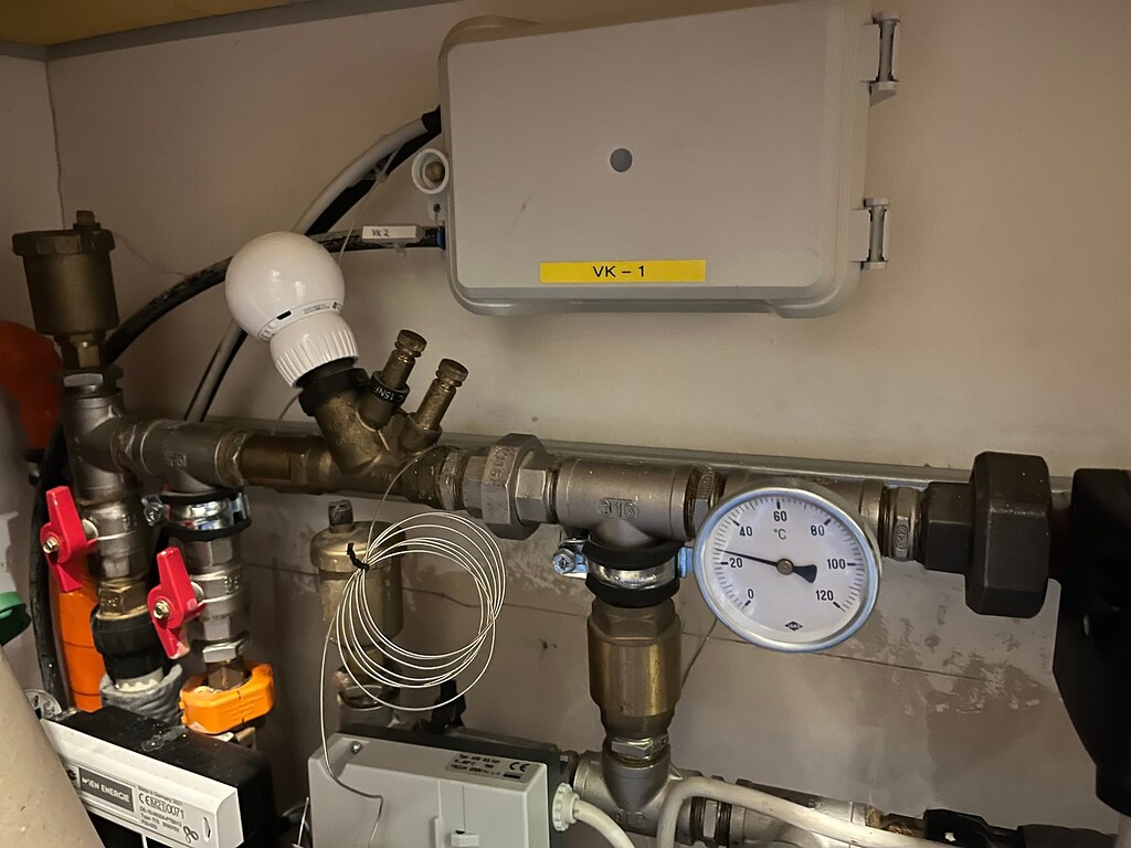 Radiator valve with percentage rather than temperature Hardware