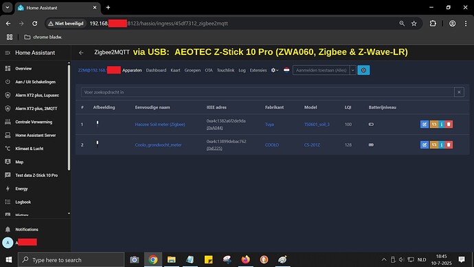 03 AEOTEC Z-Stick Pro 10 HA Addon Zigbee2MQTT screen