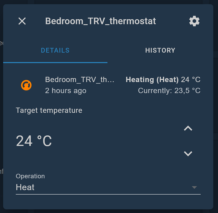 Danfoss Ally eTRV entities Configuration Home Assistant Community