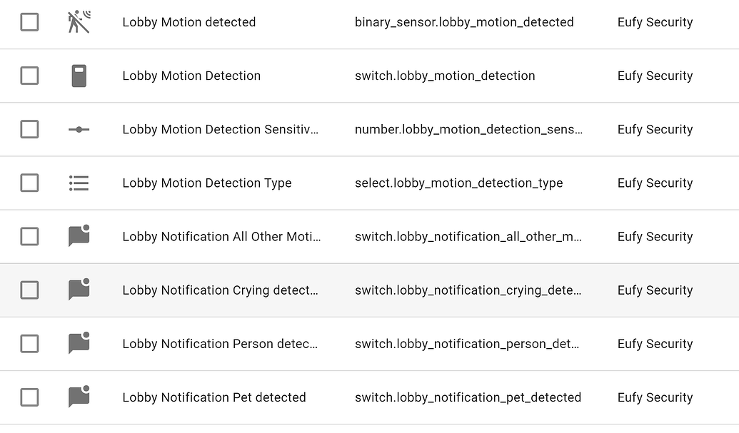 Eufy camera motion sensor Home Assistant Community