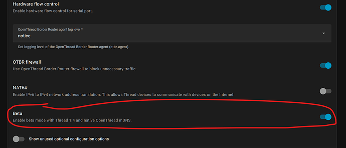OpenThread Border Router -> Beta