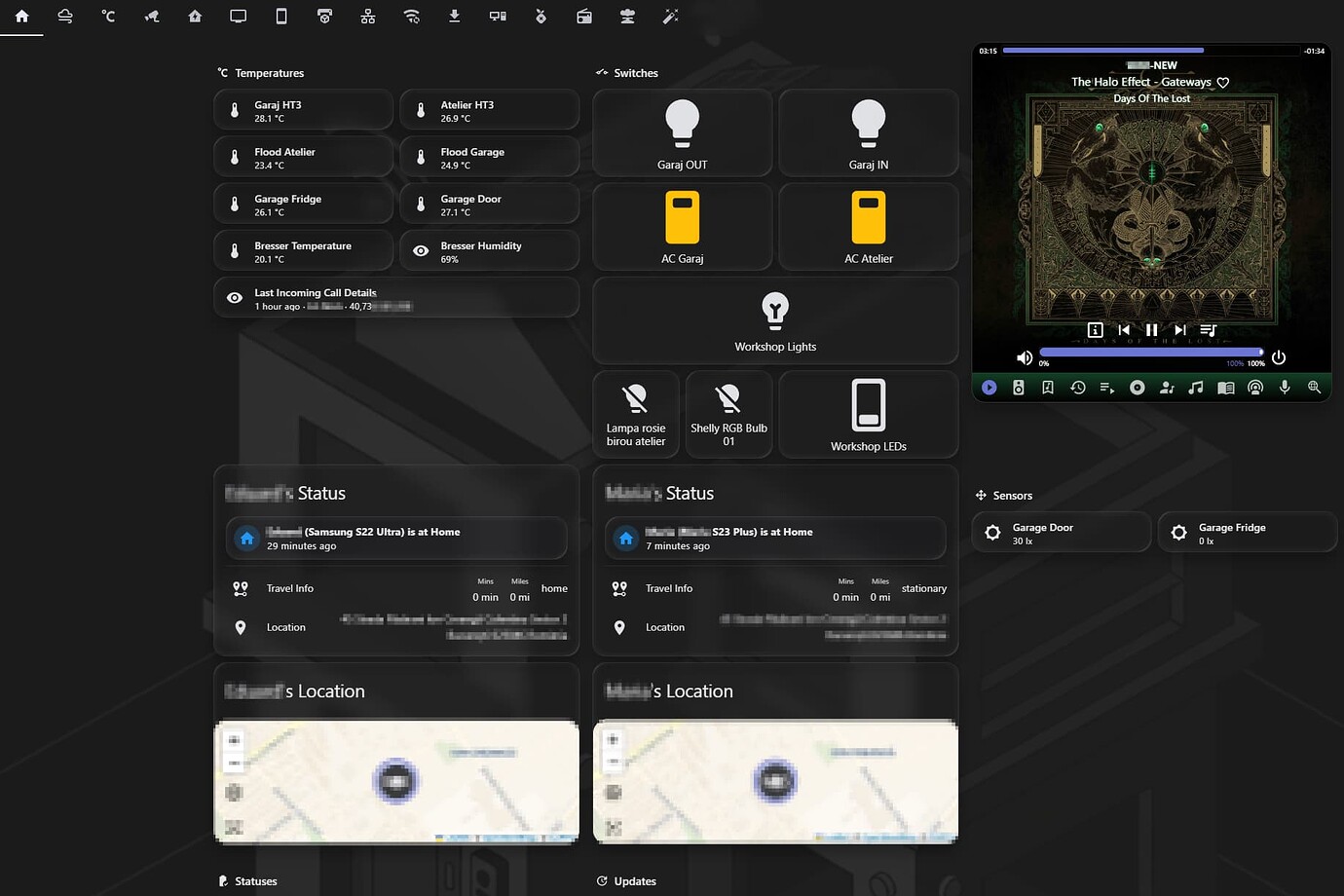 My Home Assistant dashboard with deep details - Dashboards & Frontend ...