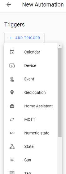 'Entity' not available as automation trigger - Configuration - Home ...