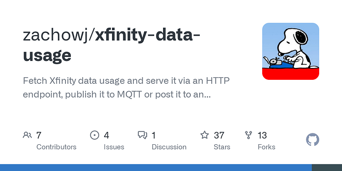 Xfinity Data Usage Comcast/Xfinity Data Usage Sensor - Feature Requests - Home Assistant ...