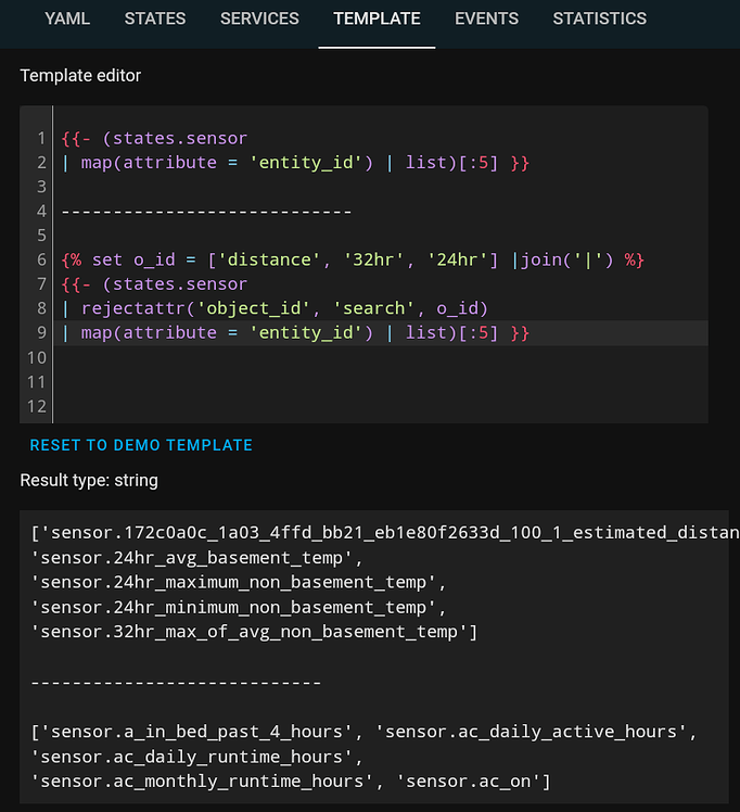 Unreliable syntax for a jinja script - Configuration - Home Assistant ...