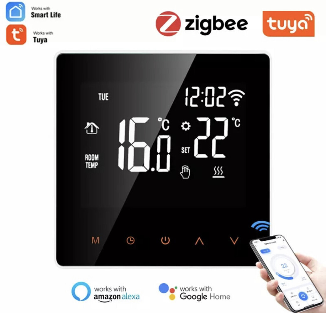 Can I replace my floor thermostats with a Tuya ZigBee thermostat