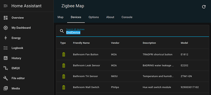 Filter by Device Type