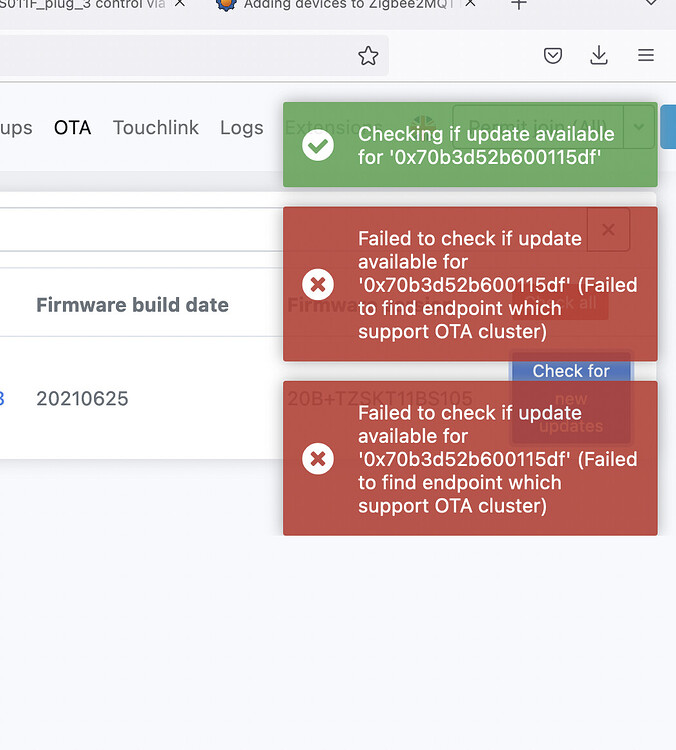 ZHA OTA Update not working anymore! - Zigbee - Home Assistant Community