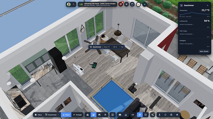 Room view: dining room