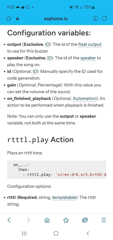 How to use the rtttl buzzer on esphome chip? - ESPHome - Home Assistant ...