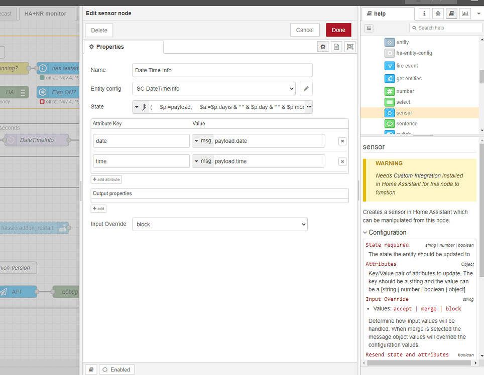 Read a value from node red and use it on home assistant NodeRED