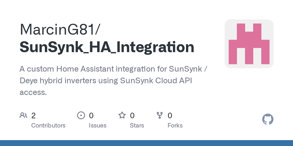 SunSynk/Deye Integration using API - Custom Integrations - Home ...