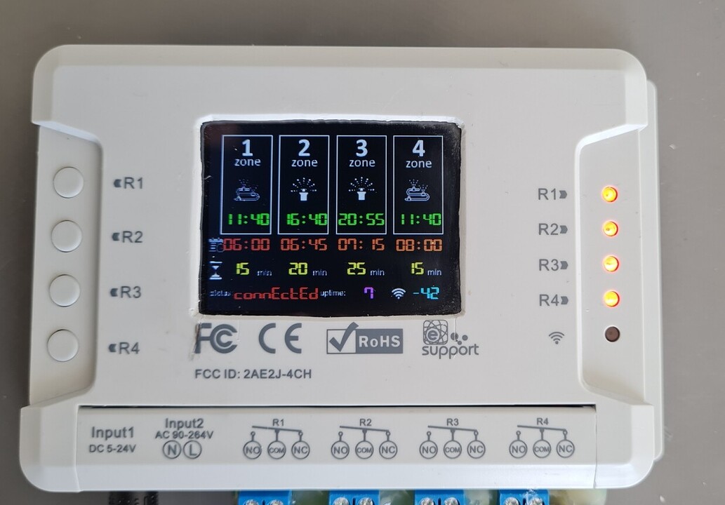 ESPHome DIY Irrigation Controller With Internal Scheduler Share your Projects! Home