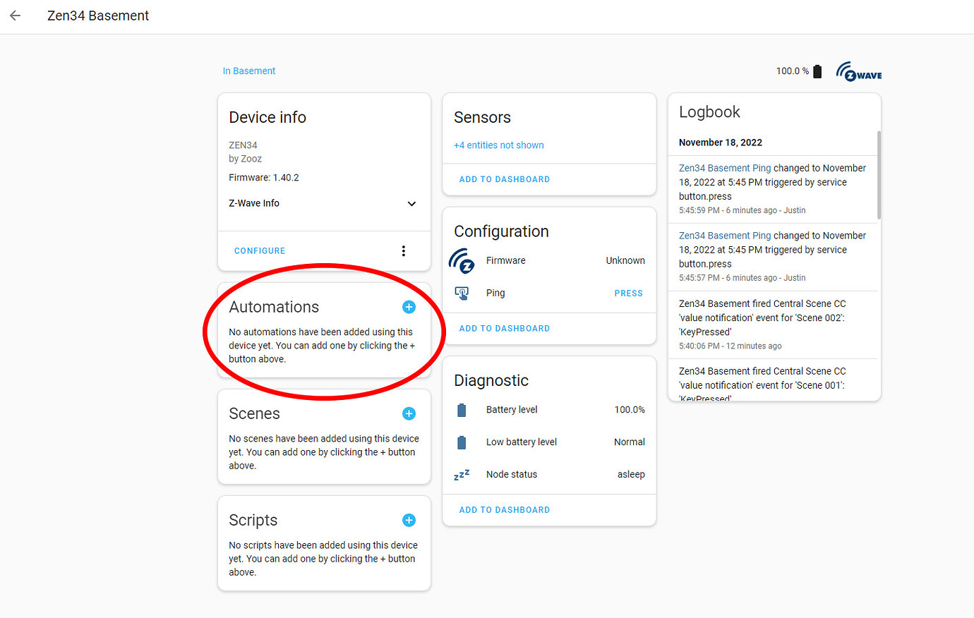 Zooz ZEN34 ZwaveJS Blueprints Exchange Home Assistant Community