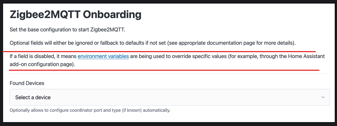 Getting the Zigbee2MQTT Onboarding - Zigbee - Home Assistant Community
