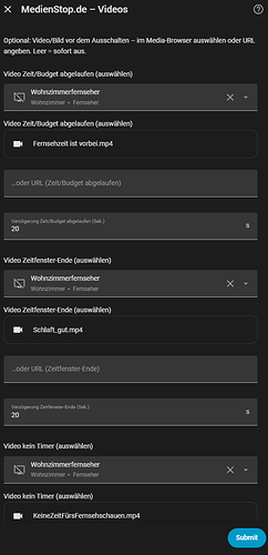 Video and audio announcements