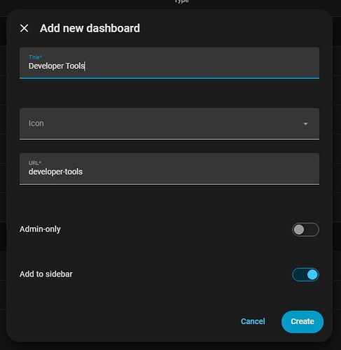 Create Dev Tools