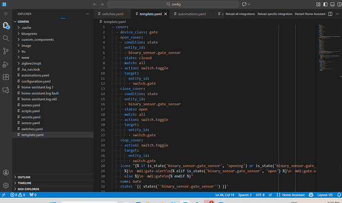 Home assistant cover