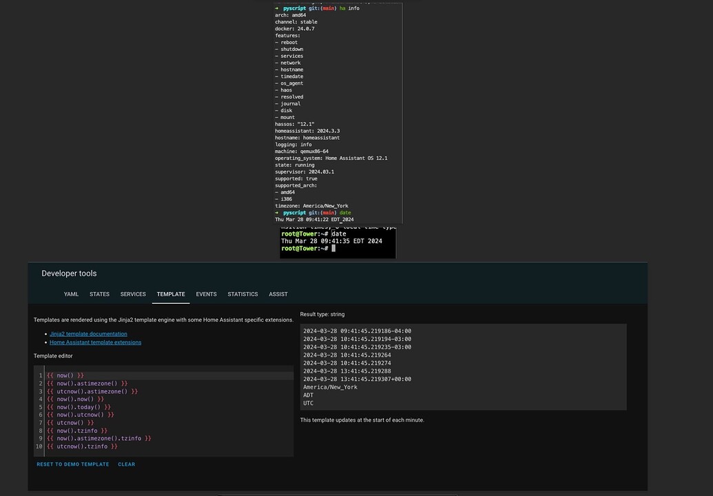 Incorrect timezone set in homeassistant causing timers to be off