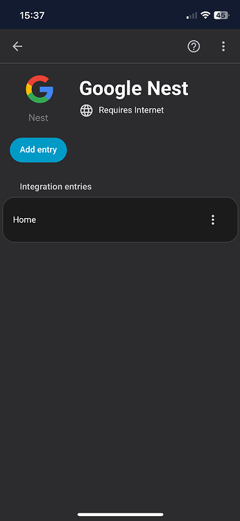 Google Nest integration - Third party integrations - Home Assistant ...