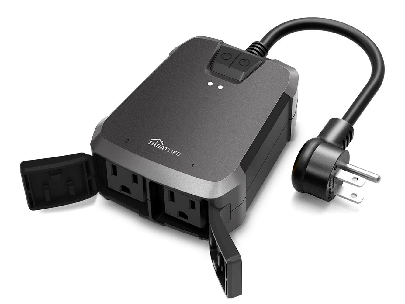 TREATLIFE wifi Smart Dimmer Plug 2 sockets success with localtuya