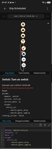 See attached traces screenshot