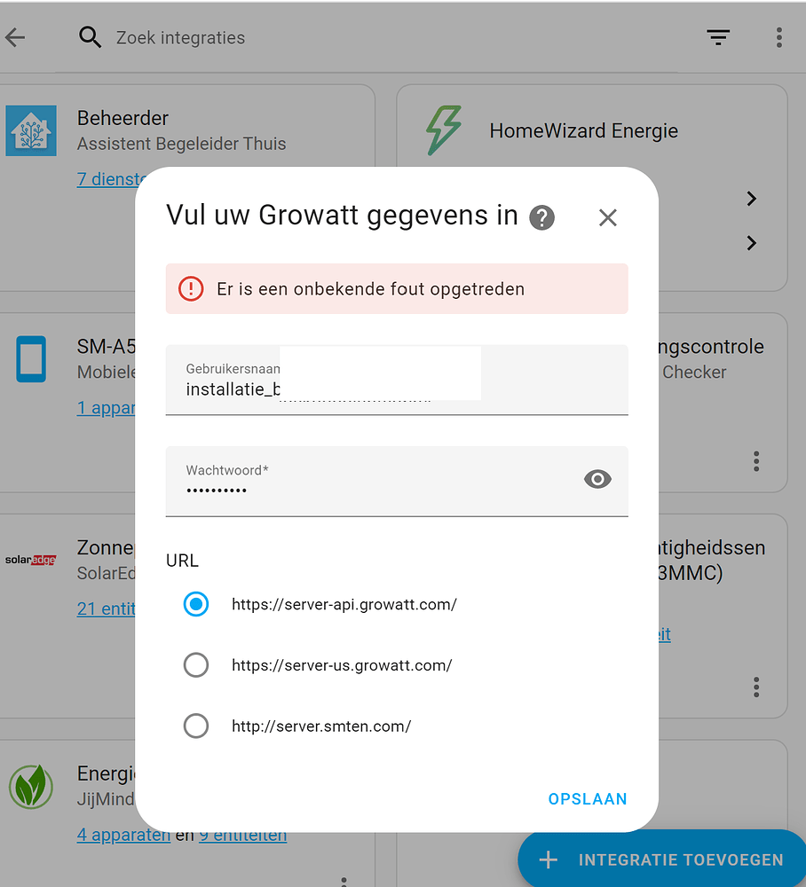 Growatt Inverter not work Configuration Home Assistant Community