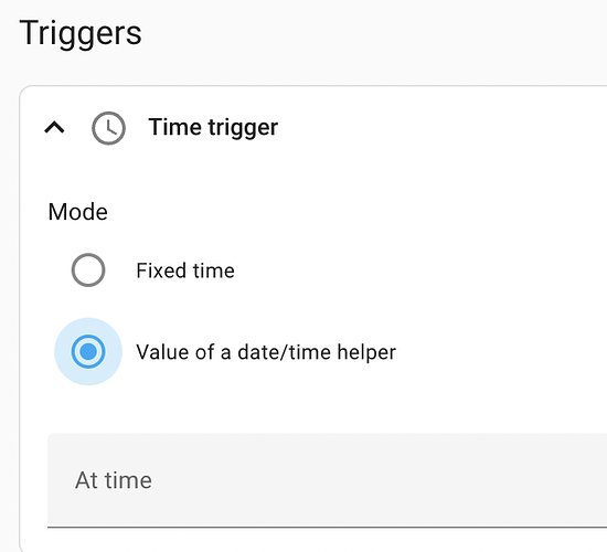 Automation Trigger based on DateTime Sensor Configuration Home