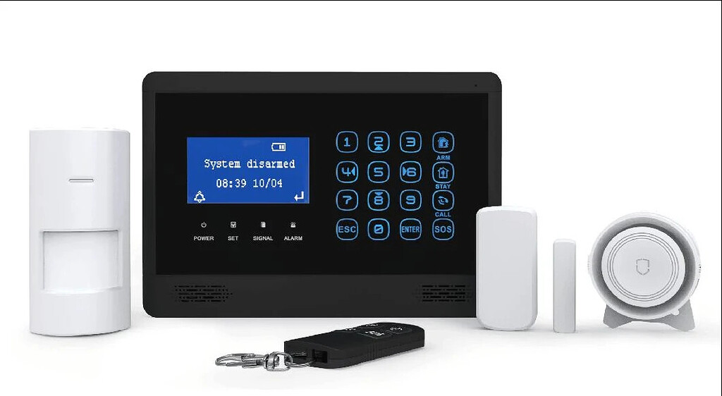 WIFI GSM Alarm Kit integration to HomeAssistant Third party