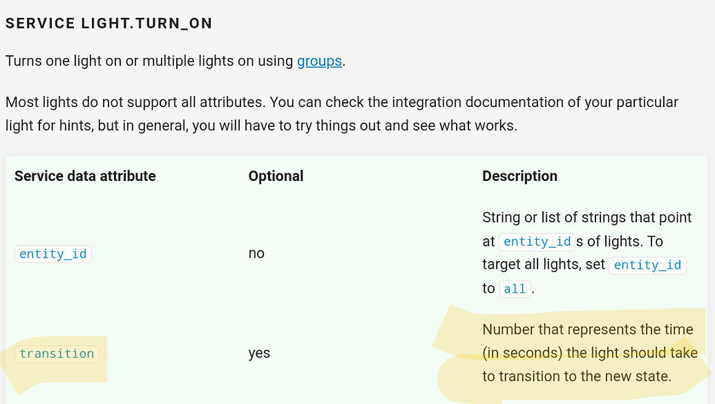 Automate a sunrise (slow sliding brightness) Configuration Home